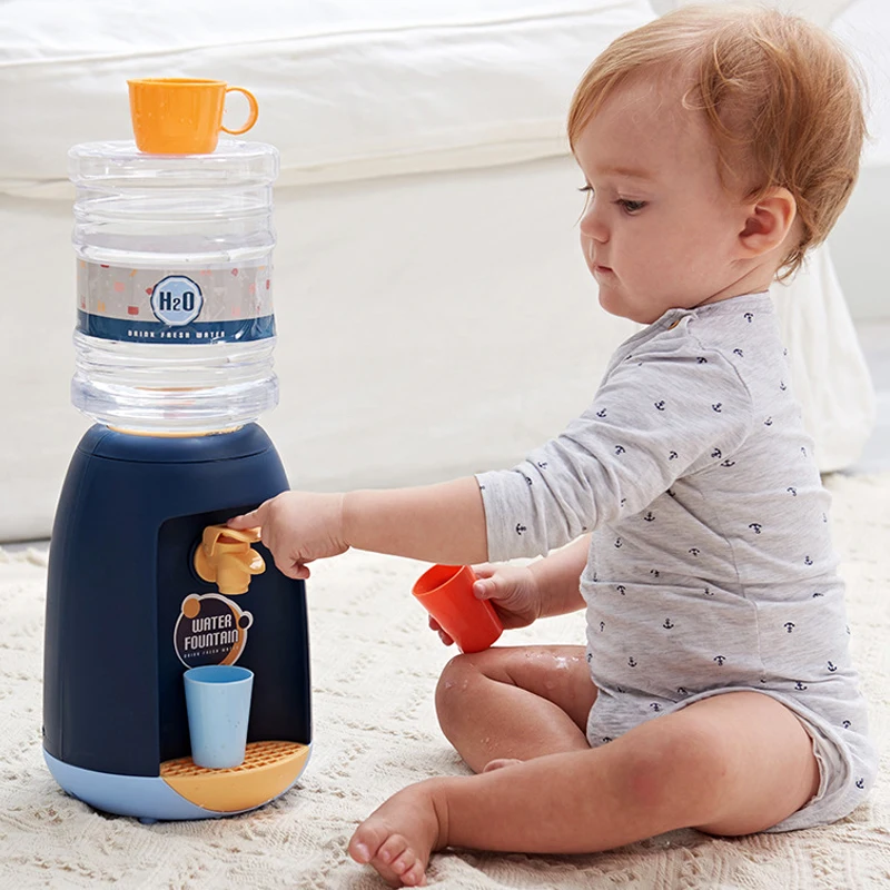 

Montessori Method Educational Water Dispenser Mini Drinking Fountain for Children Simulation Device Kitchen Toy Children Gift