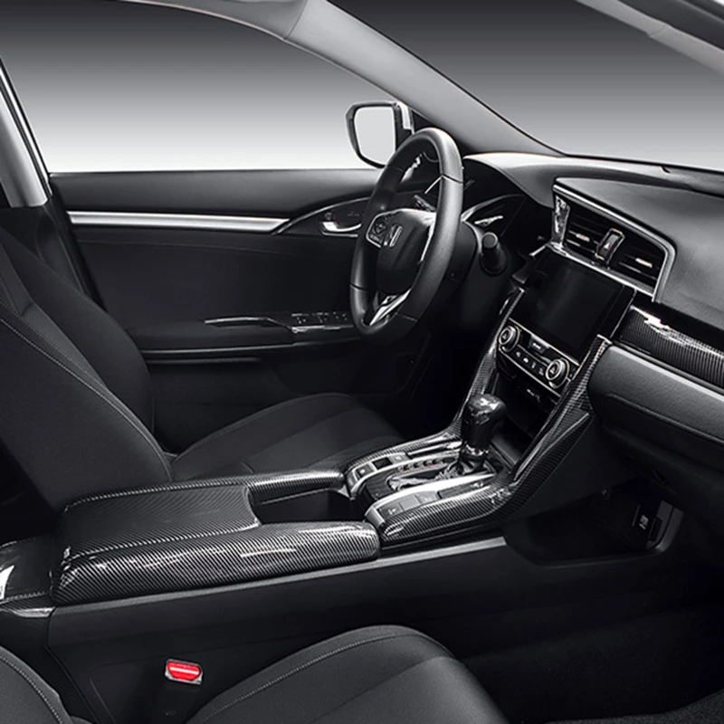 Подлокотник коробка защитные чехлы из углеродного волокна автомобильный