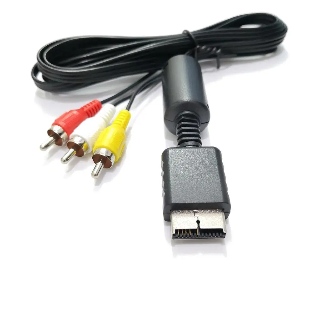 Цифровые кабели OEM 6FT RCA AV TV Аудио Видео Стерео PS2 A/V для Playstation Cord PS1 PS3 Кабель PS 1/2/3 Sony