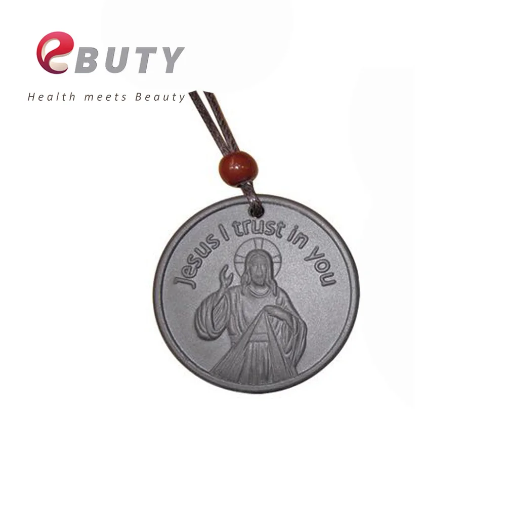 Подвеска EBUTY с ионом иионом для детей подвеска из натурального лавового камня