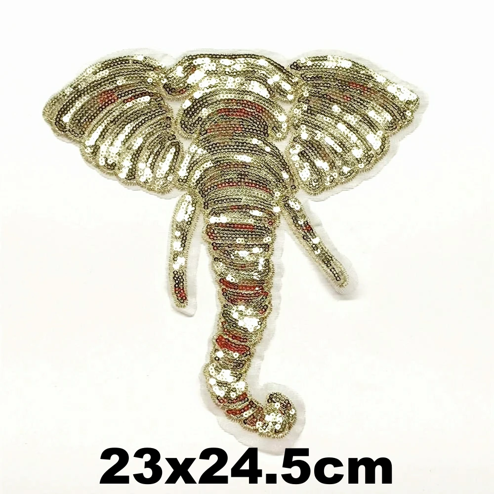 

Accessories large embroidery big elephant patches for clothing OR-3252