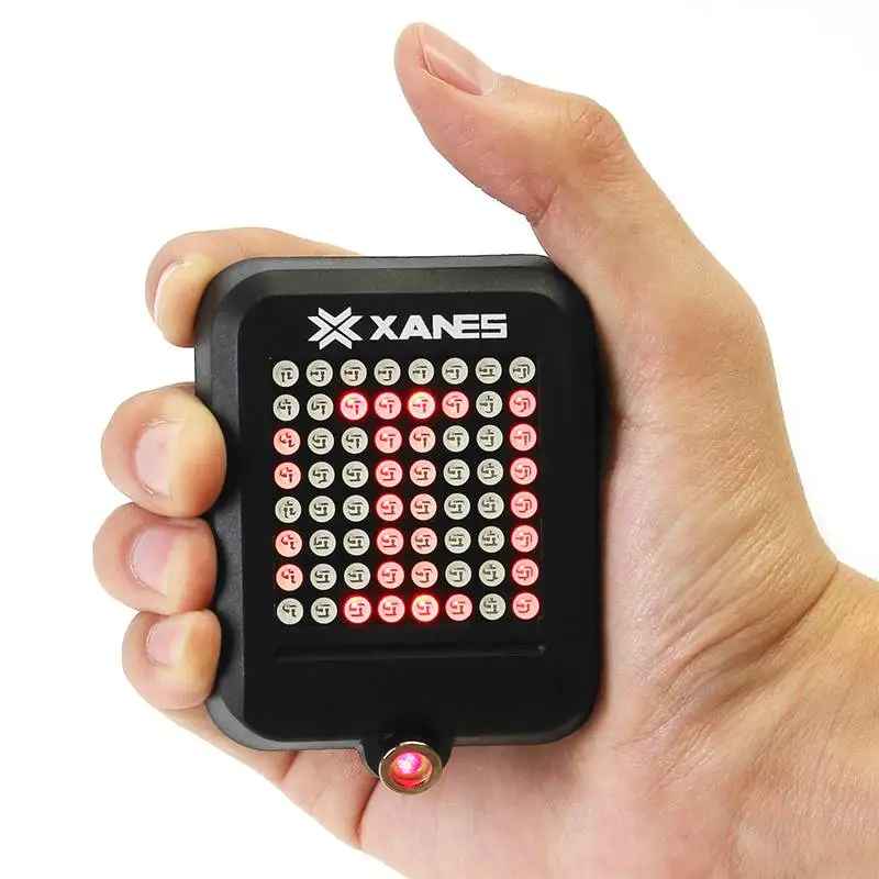 XANES 64 светодиодный 80LM USB Интеллектуальная Автоматическая Индукционная стальная кольцевая Тормозная безопасность велосипедный задний фонарь для езды на велосипеде Автомобильный светодиодный фонарь