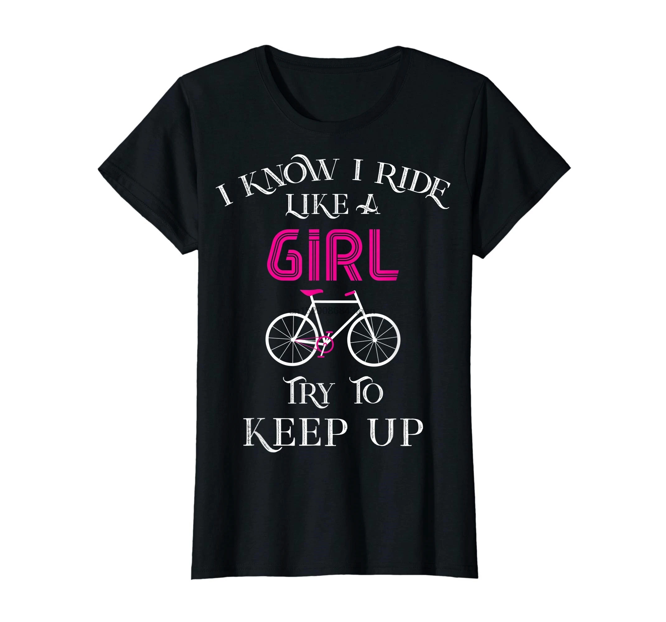 Милый велосипед рубашка женщина девушка день рождения матери подарок-Женская
