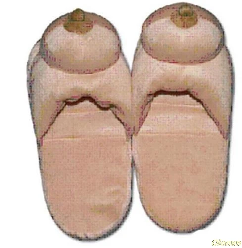 Зимние тапочки женские креативные забавные домашние с пенисом теплая Весенняя