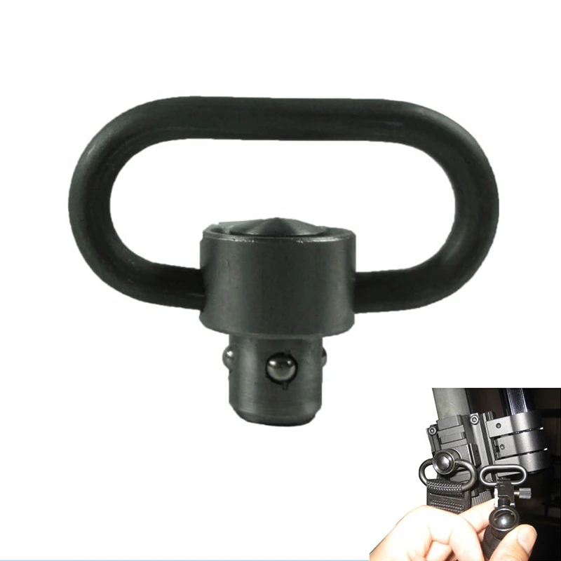 

3 pc Tactical Military QD Quick Detachable Sling Swivel Mount with Tri Lock Adjustable Sling Swivel Holder for Hunting Gun Rifle