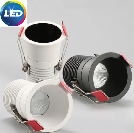

2021 Dimbare Mini Downlights Ac220V 9W 12W Led Light Plafond Lamp Spot Verlichting Bedroom Lights TV Backdrop Hotel Cupboard