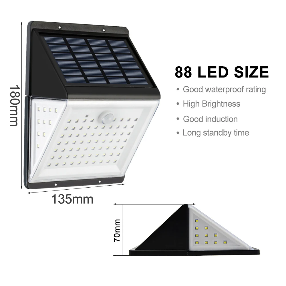 Открытый Водонепроницаемый IP65 шланг для полива огорода двора лампы 88