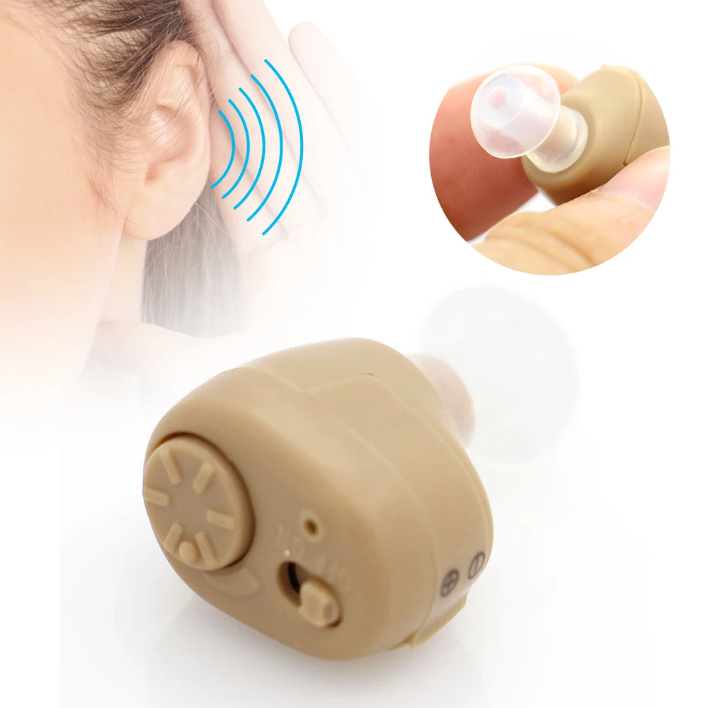 

Saudifonos Mini Invisible Hearing Aid Volume Adjustable hear Aids Deaf elderly Adult Kid Aparelho Auditivo Hearing Aid