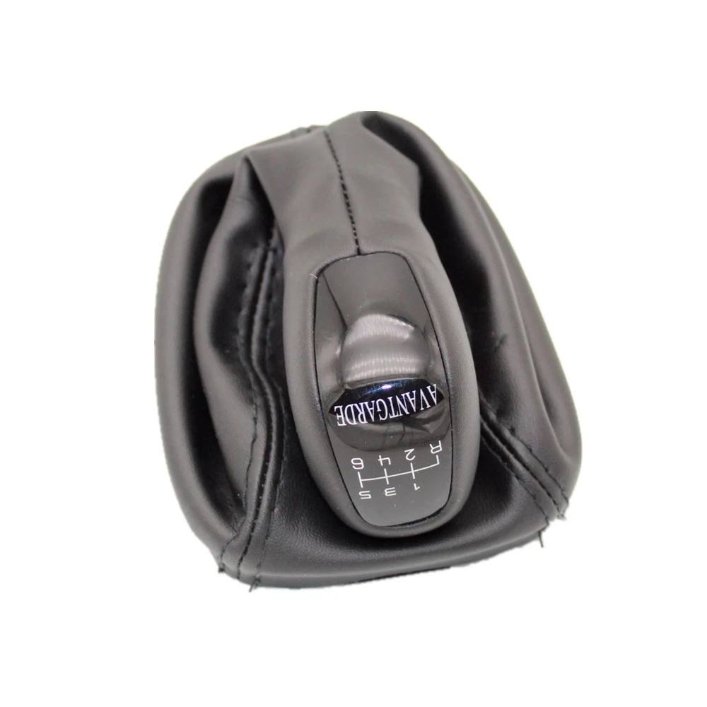 Ручка переключения передач 5 скоростей 6 кожаная накладка на багажник чехол для