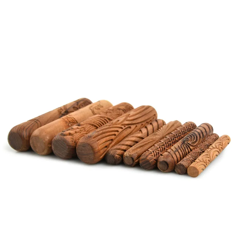 Скалка для работы с полимерной глиной и керамикой 10 шт./компл. | Дом сад