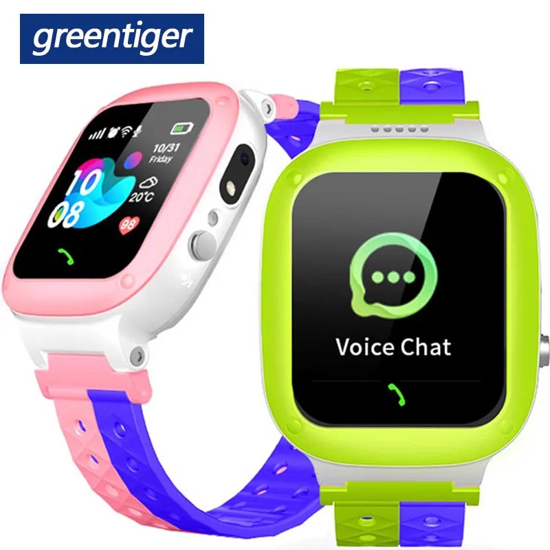 Greentiger Q18 умные часы Детские IP67 водонепроницаемые LBS расположение wifi SOS Вызов камера игры смарт детские часы VS Q02 Q528
