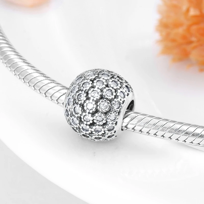 Жизнь полна солнечного света 925 пробы Серебряный паве подсолнухи Изящные CZ