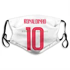Новинка бразильские Ronaldinho  10 Россия мир матч Кубок 10 цветов фанаты футбола хипстерские летние принты Diy Маски
