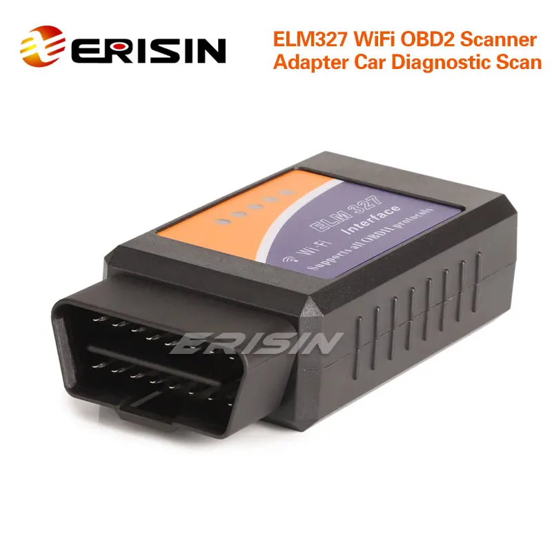 Erisin ES380 ELM327 Wi-Fi OBDII адаптер сканера автомобиля диагностический сканирующий инструмент для iOS Android телефон
