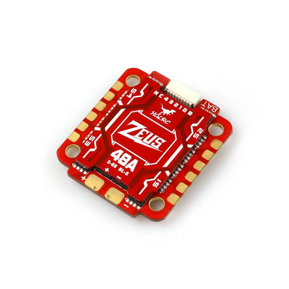 

HGLRC Zeus 48A 4в1 ESC 3-6S BL_S теплоотвод бесщеточный ESC для RC FPV Racing Drone RC Quadcopter DIY аксессуары запасные части