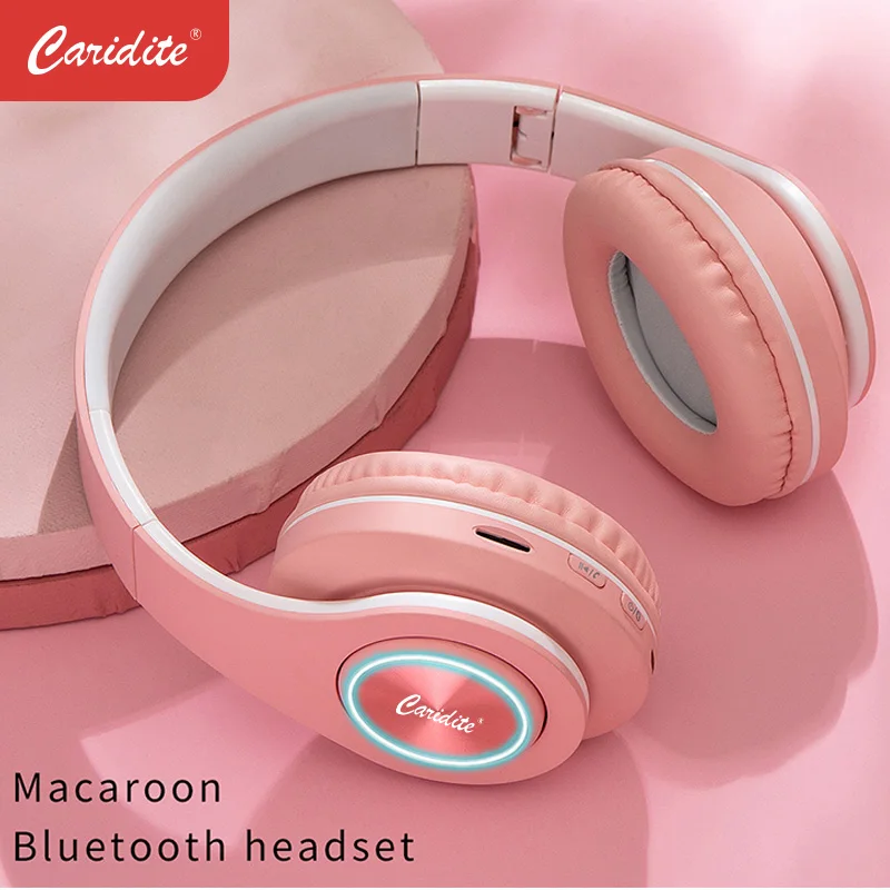 Caridite Беспроводной Bluetooth повязка Игры наушники для отдыха в ночном клубе