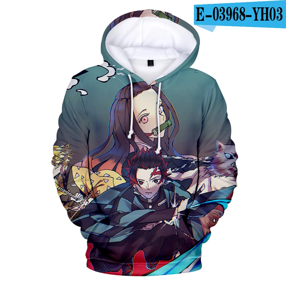 3D Горячая личность 3D прибытие Demon Slayer Kimetsu no Yaiba толстовки Толстовка модный дизайн для мужчин/мальчиков осень зима толстовка - Цвет: 3D