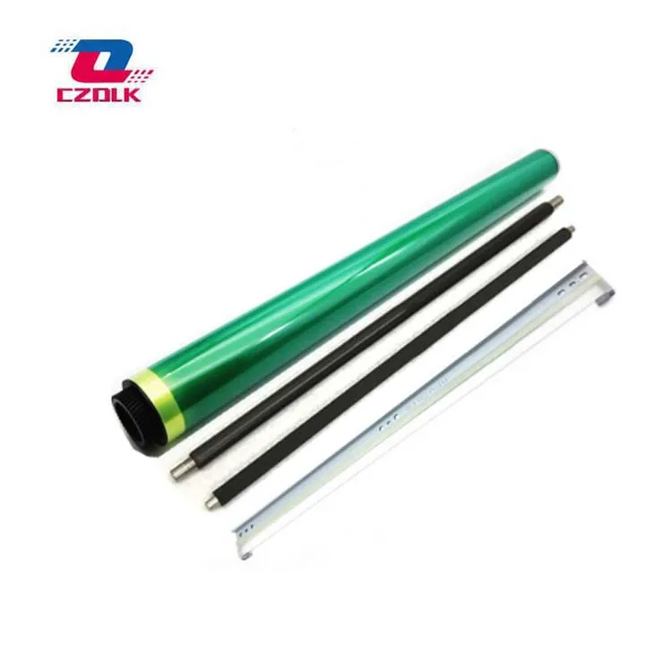 

1 комплект X новый высококачественный OPC барабан C258 + чистящее лезвие + чистящий ролик заряда + ПЦР-ролик для Konica Minolta C258 C308 C368