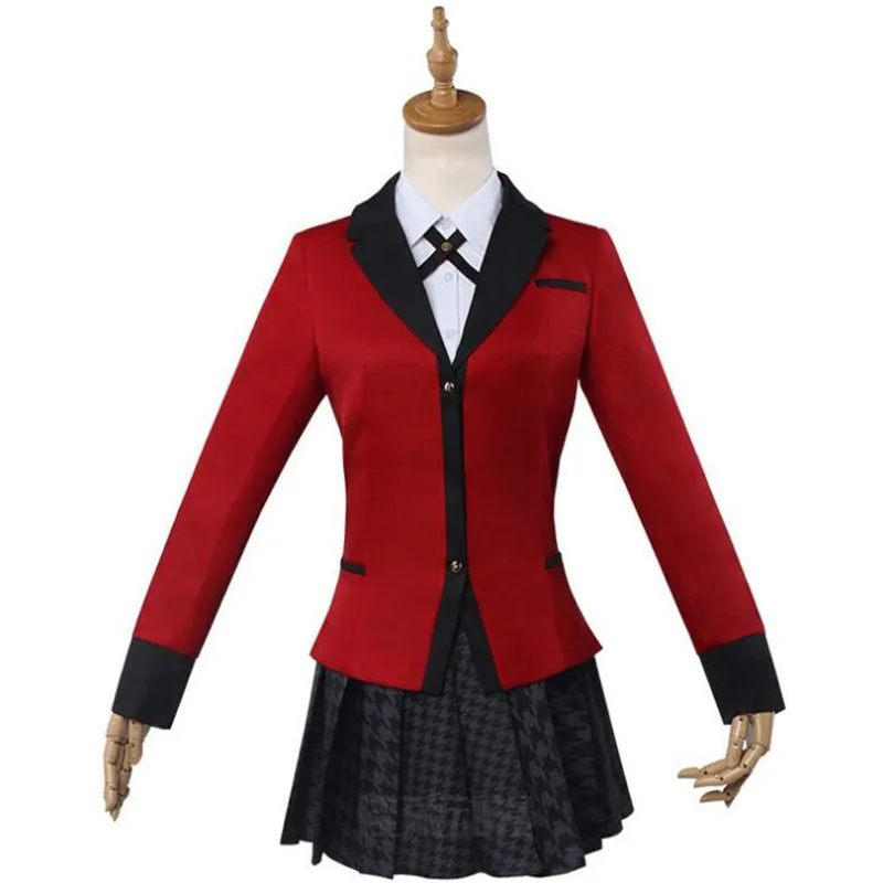 Аниме Kakegurui Yomoduki Руна куртка с капюшоном Yumeko Jabami косплэй костюм японского аниме