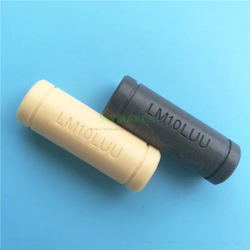 1 шт. удлиненный подшипник LM10LUU из твердого полимерного пластика 10 мм