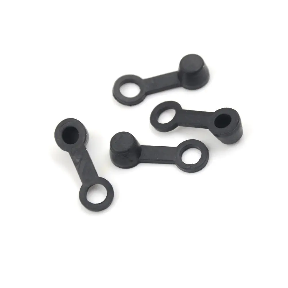 

4pc Bleed Screw Cap Car Screw Cap Cover Universal Black Motorcycle Motorbike Rubber Bleed Nipple