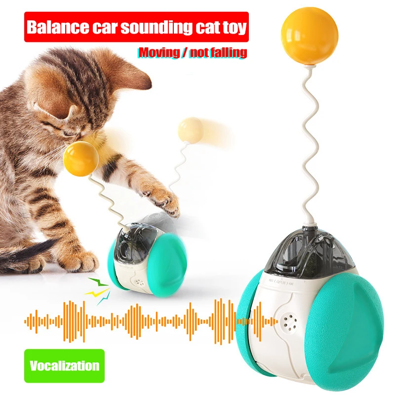 

Interactive Dog Cat Food Treat Ball Bowl Toy Funny Pet Shaking Leakage Food Container Puppy Cat Slow Feed Pet Tumbler Toy Pets