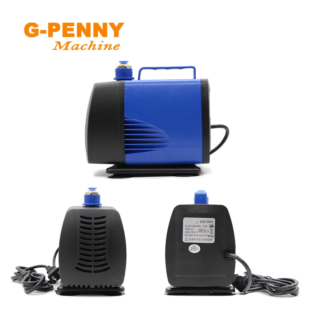 Водяной насос 150W 220V Макс 5m максимальный расход 5000L/H Многофункциональный