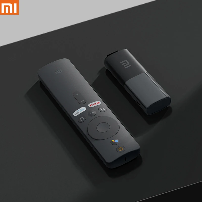 global version xiaomi mi tv stick android tv 9 0 quad core 1080p dolby dts hd decoding 1gb ram 8gb rom google assistant netflix free global shipping