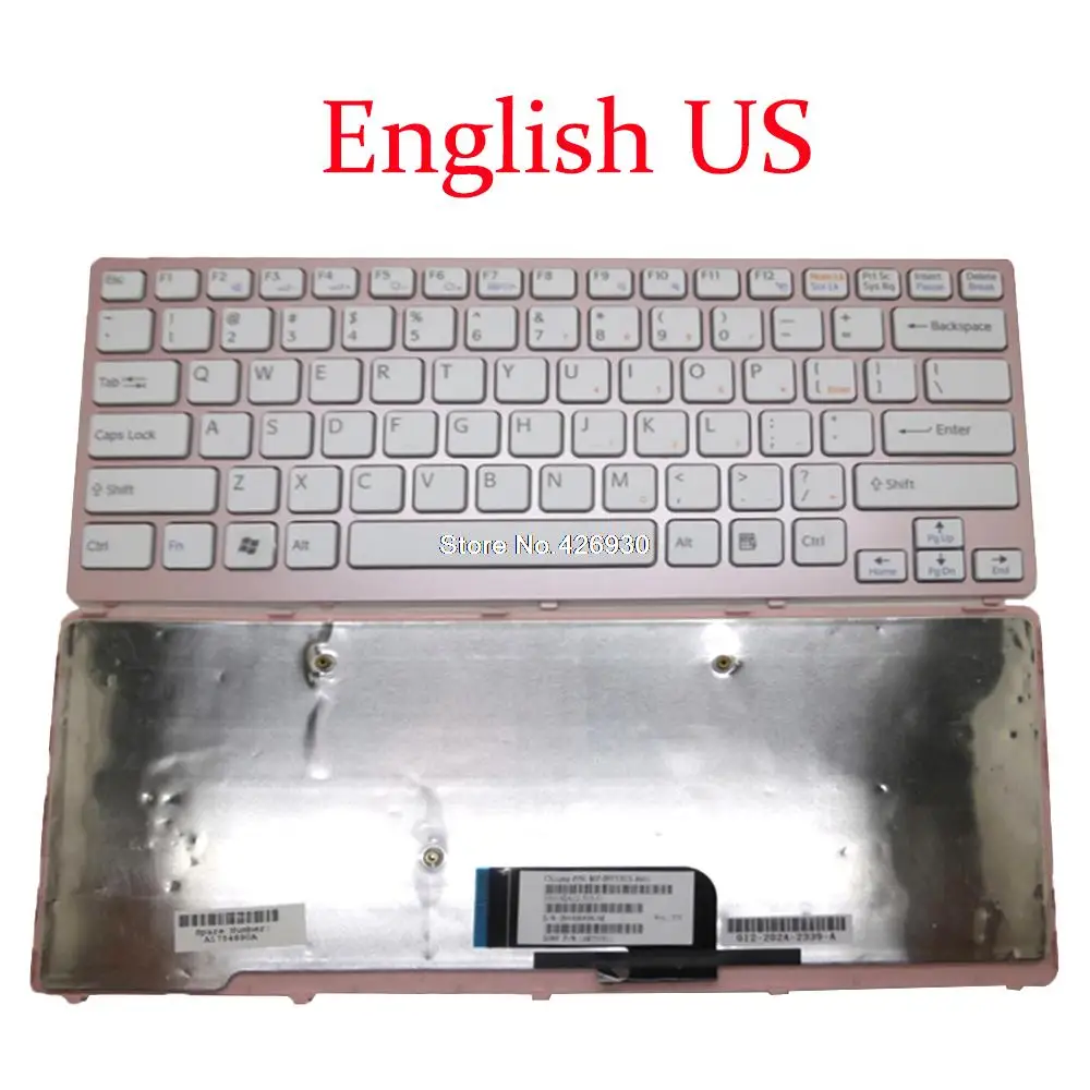 US клавиатура для ноутбука SONY VAIO VPC-CW VPCCW серии 9j. N0q82.b01 148755521 английская белая с