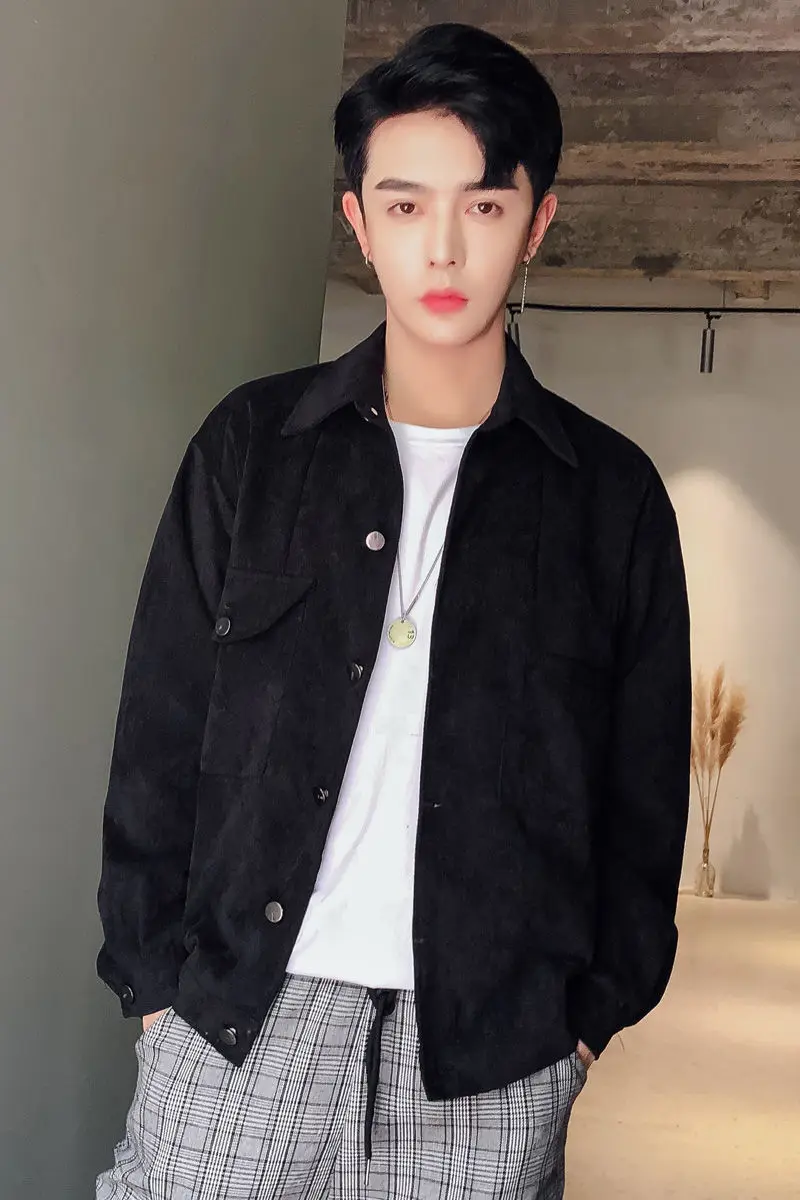 

2020 Spring And Autumn New Youth Popular Men's Solid Color Multi-pocket Korean Lapel Jacket Fashion Casual Jacket Jacket M-3XL