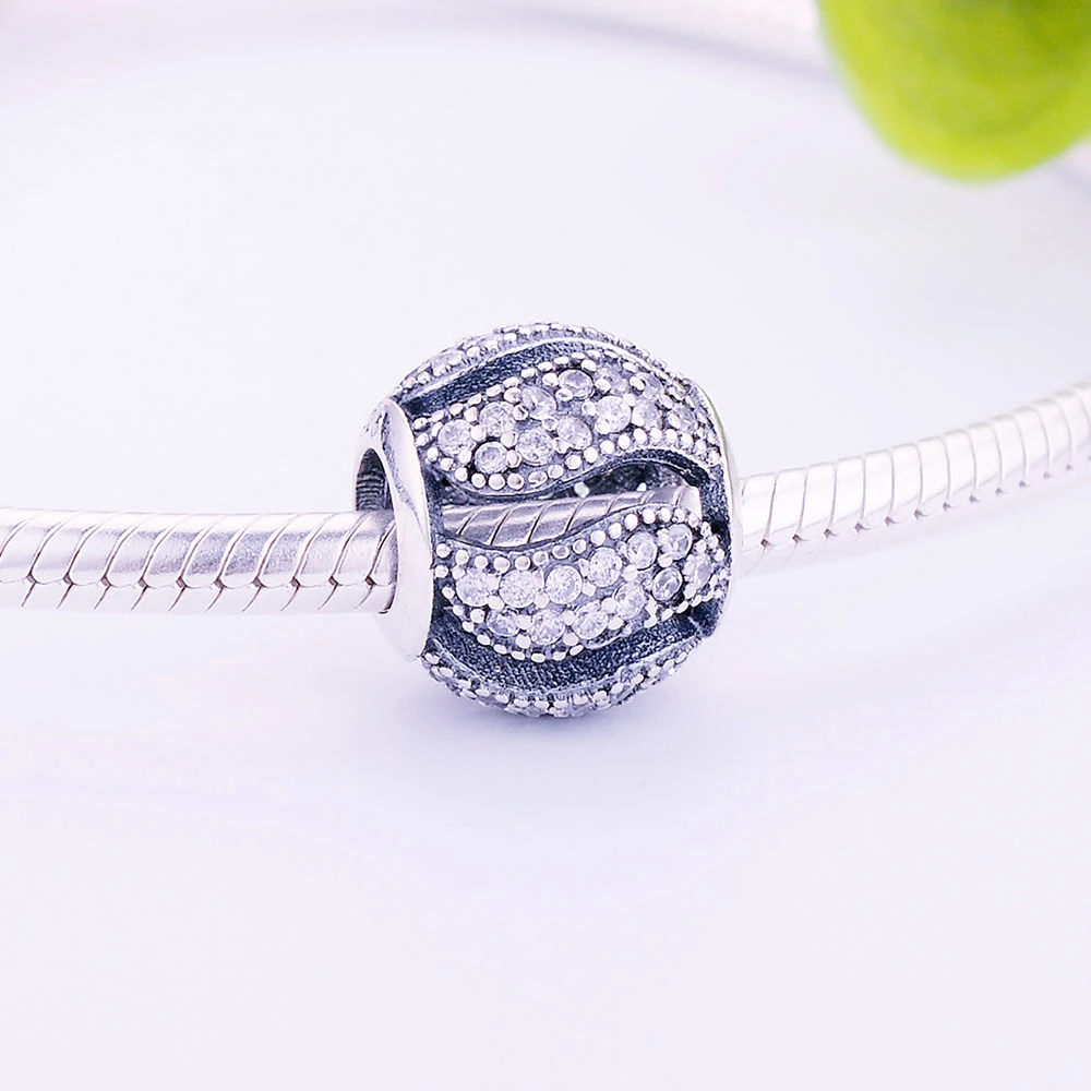 Бусины шармы сделай сам из серебра 2021 пробы с фианитами|pandora charms|beads charmspandora charm