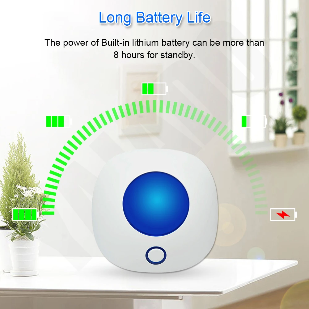 YAJADO Android и iOS Tuya WiFi домашняя система охранной сигнализации с беспроводными