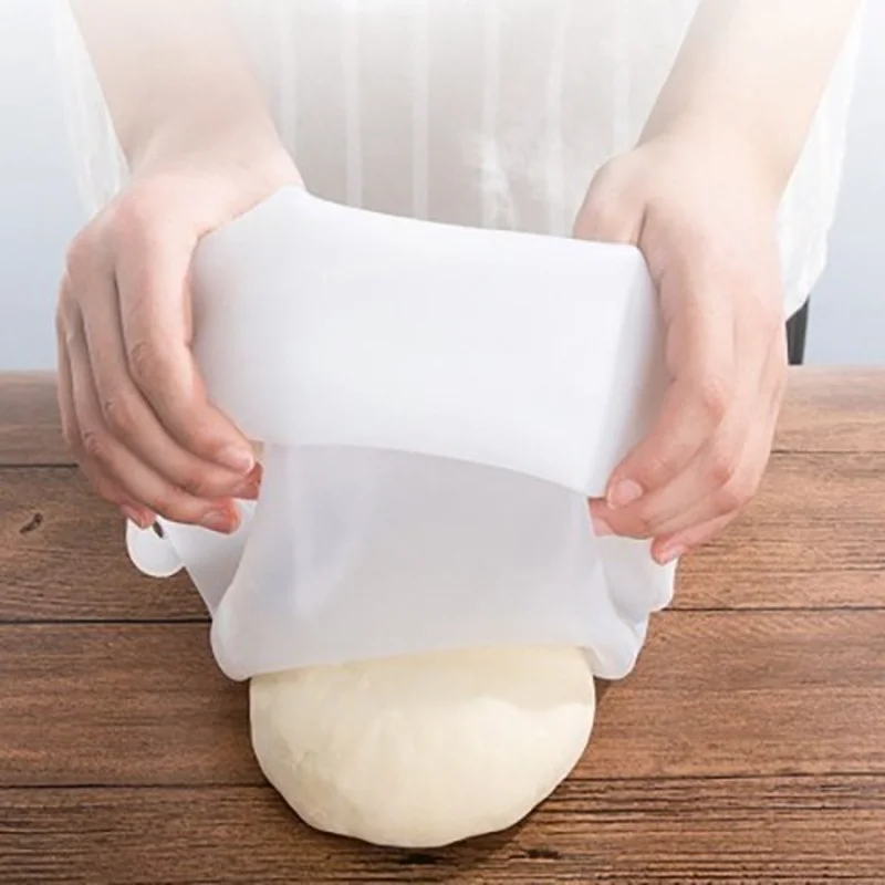 

Silicone kneading dough bag kitchen baking tools supplementary food and dough bag fresh-keeping noodle bag with cable tie