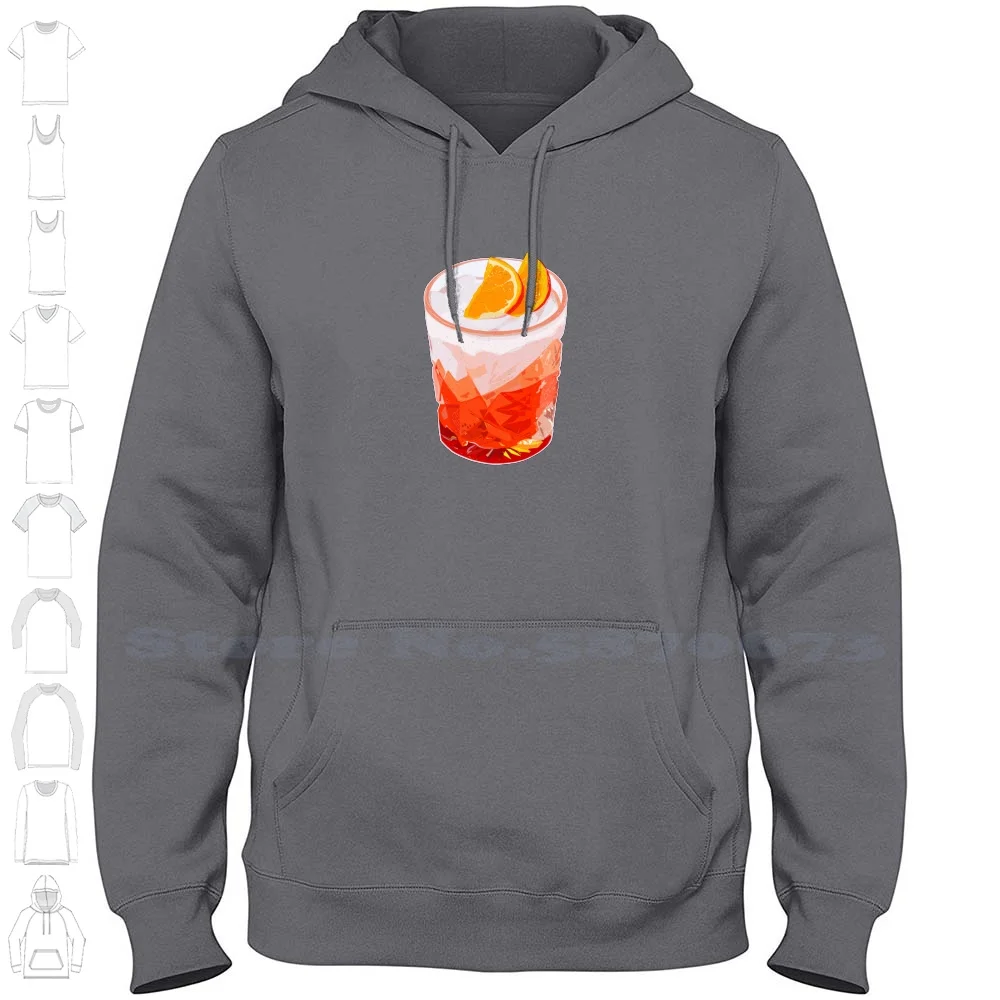 Толстовка Spritz в бокале из 100% хлопка футболка Campari апертив апертиво апельсиновый