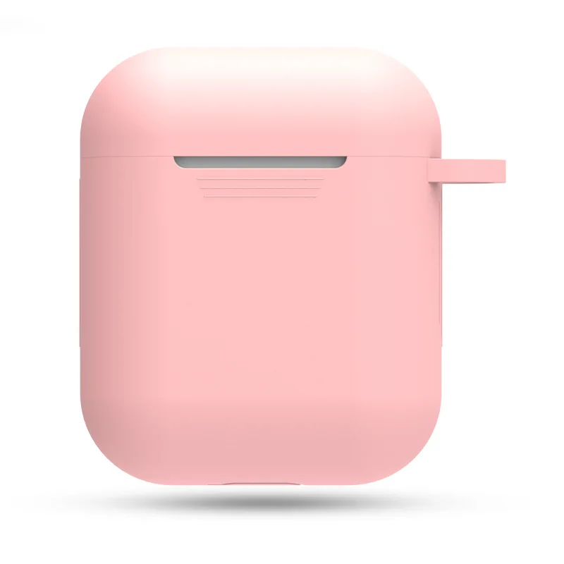 Pink Для Apple AirPods чехол милый молочный чай беспроводные наушники чехол для Airpods гарнитура силиконовый защитный чехол бутылка для напитков брелок - Цвет: Pink