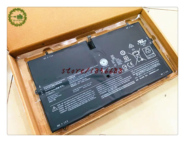 Аккумулятор GYIYGY 7 6 V 44Wh L13M4P71 для ноутбука Lenovo Yoga 3 Pro 1370 Series L13M4P71|laptop battery for lenovo|battery