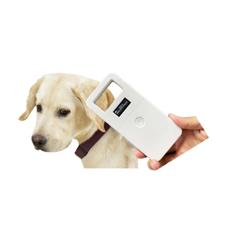 light rechargable OLED ISO RFID Animal chip reader fdx b standard microchip for cat dog cattle horse | Дом и сад