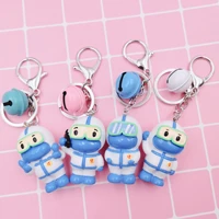 doctors nurse figure doll keychain backpack ornaments bells kawaii cute key chains anime souvenir key ring gift jewelry