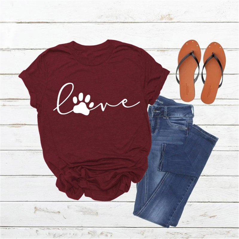 

Heart Print Tshirt Women Short Sleeve Cartoon Kawaii Top Female Clothes Spring Summer Homewear Aesthetic Graphic Tee Shirt Girls