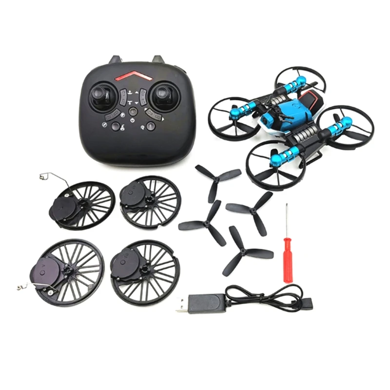 

Land/Air Mode Flying High Speed Motorcycle One Key Switch Stunt 2.4G RC Drone Intelligent Kid Toy