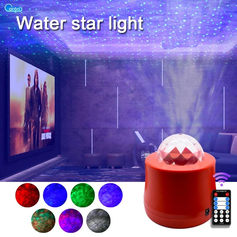 

USB LED Star Night Light Projector Car Starry Sky Lamp Colorful Home Party Decorative Atmosphere Light Auto Interior Accessories