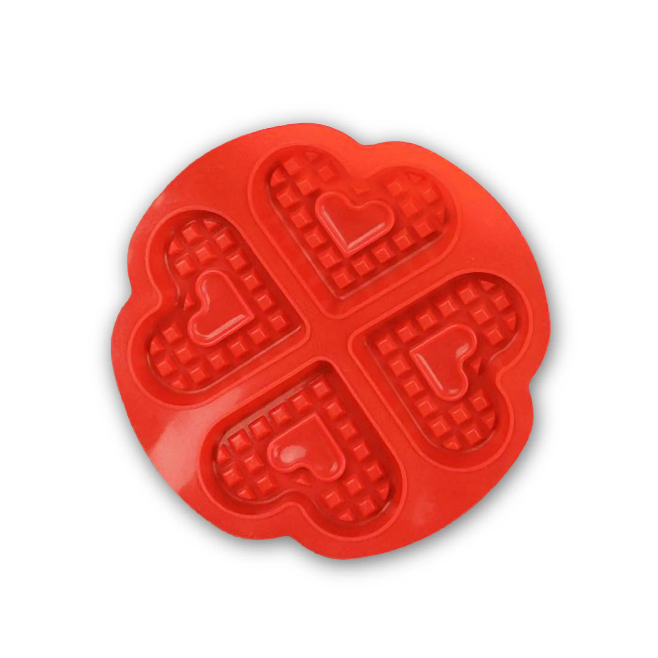 

Food Grade Silicone Heart Type Waffle Mold Cake Pans Home Baking Tool