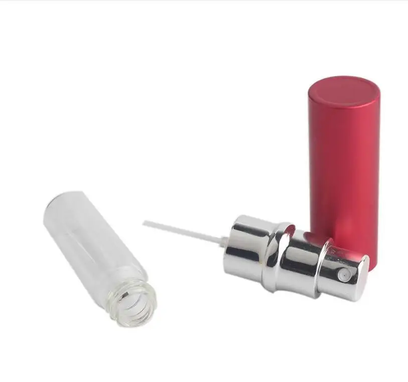 安い 5ミリリットルの香水瓶アルミアルマイトコンパクト香水アトマイザーフレ香りザーボトルトラベルメイクアップスプレーボトル #199