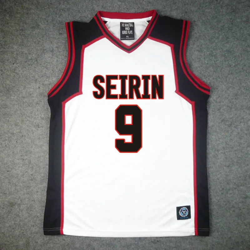 

Anime Kuroko No Basuke SEIRIN Tsuchida Satoshi 9# Basketball Jersey Cosplay