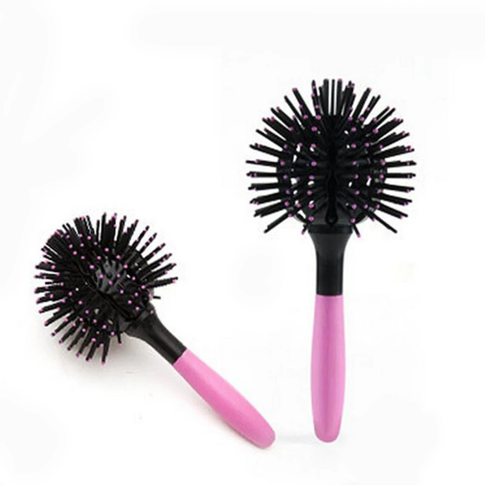 Модная 3d щетка для волос с изгибом в виде бомбы стильный аксессуар гребень