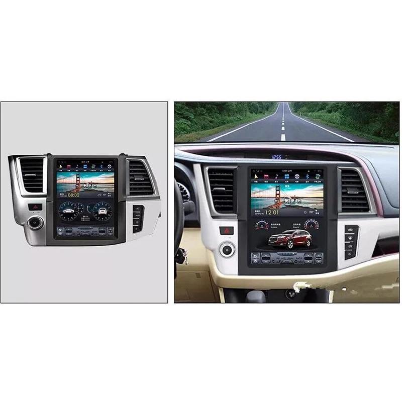 Автомобильная Мультимедийная система CHOGATH вертикальный экран 12 1 дюйма Android 7 2 + 32