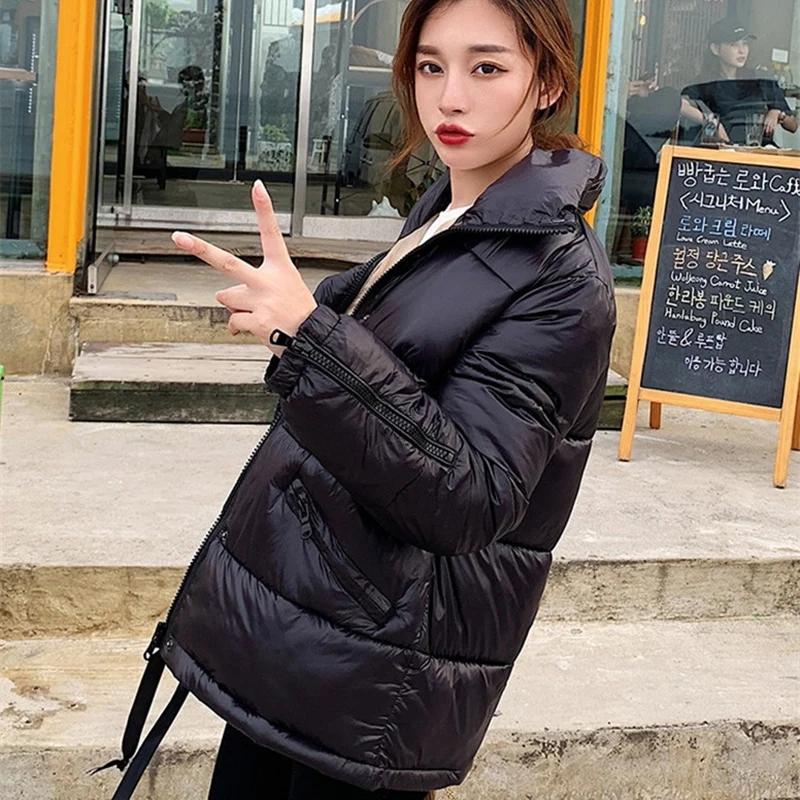 Новинка, женский пуховик, хлопковая куртка, зимняя парка, плюс размер, утепленная верхняя одежда, Женская Тонкая Повседневная теплая куртка с хлопковой подкладкой 2908