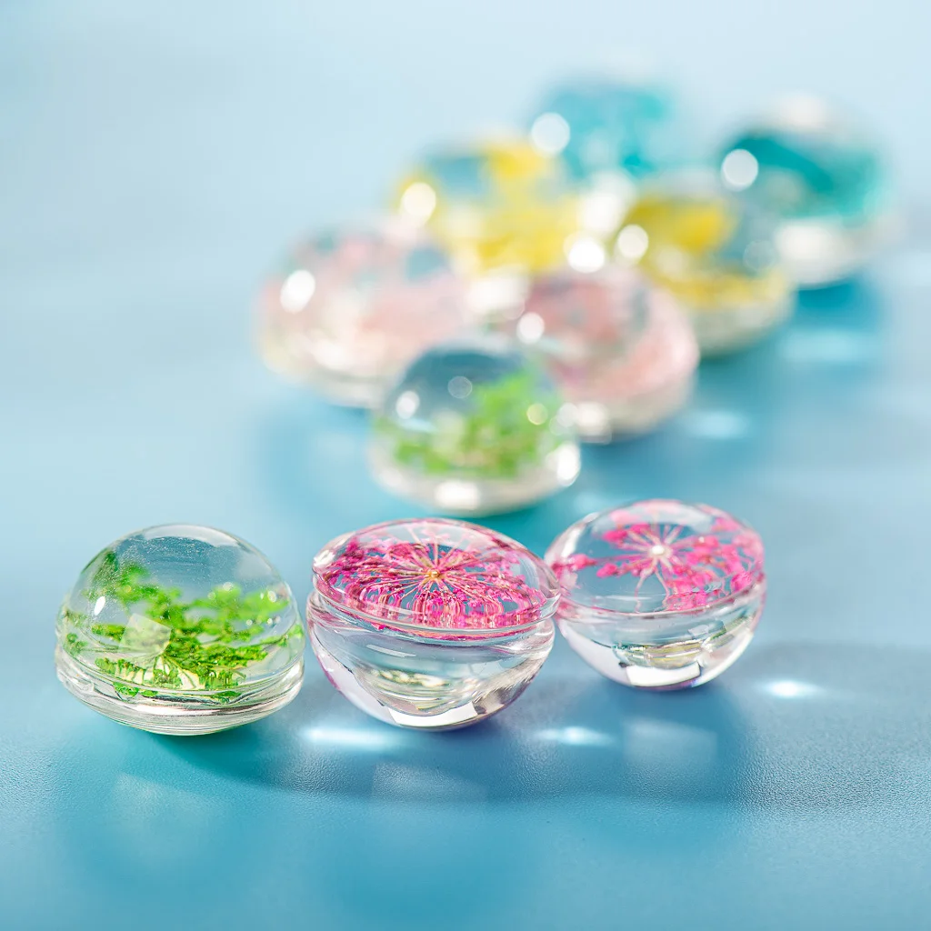 15 18 мм 5 шт ручной работы цветок стеклянные бусины набор для DIY серьги браслет