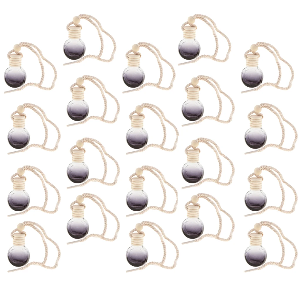 20 шт. автомобильный подвесной ароматизатор освежитель воздуха пустая стеклянная