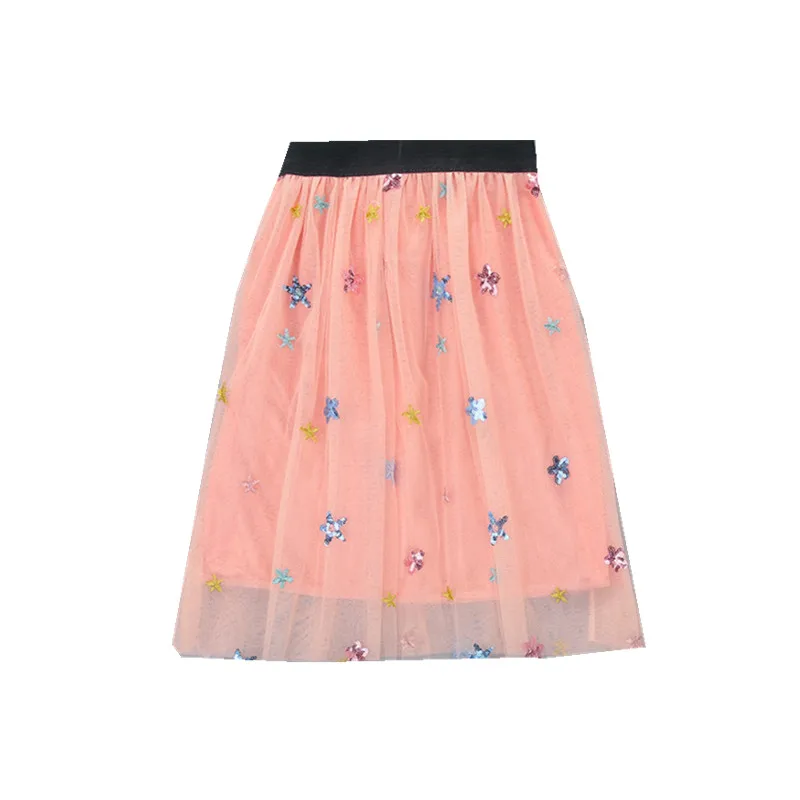 

1-8Y Fashion Sequins Girl Skirt Floral Tutu Girl Princess Mesh Skirt Ballet Tutu Ball Gown Girls Skirts Elegant